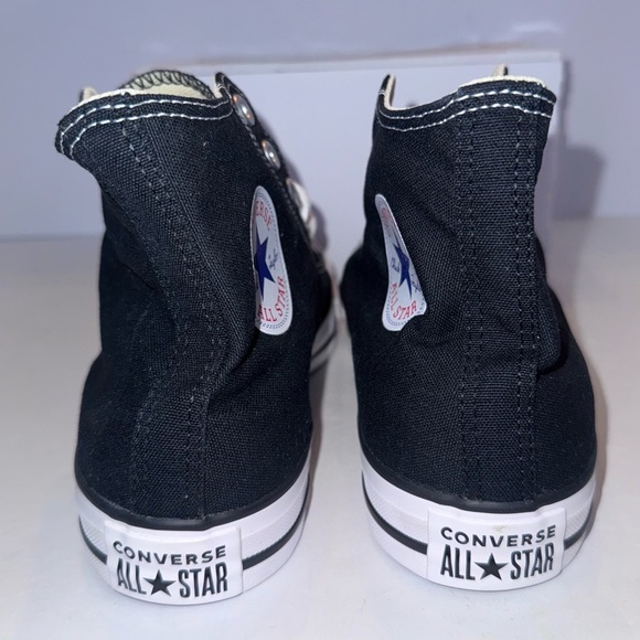 Converse chucks all stars size M 9 W 11 canvas Black and White High-Tops NIB - Picture 4 of 11